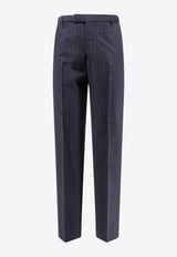 Gucci Pinstripe Wool Pants Blue 814299ZAS7A4405_BLUE GREY_44132627