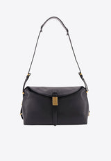 PINKO Medium Leather Saddle Bag Black 105049A1ZXZ99Q_Black_44130011
