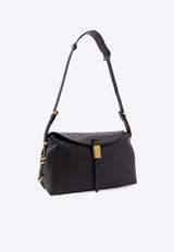 PINKO Medium Leather Saddle Bag Black 105049A1ZXZ99Q_Black_44130011