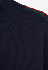 Gucci Wool Zip-Up Cardigan Navy 851725XKFBD4795_INK MC_44132557