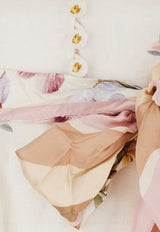 Zimmermann Rebellion Linen Midi Dress Multicolor 9143DC261CRMAV_Cream Aviary_44130182