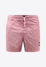 Stone Island Compass Patch Swim Shorts Pink L1S15B100003S0043V008G_OLEANDER_44133834