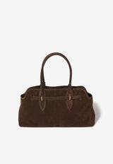 Aventure Suede Top Handle Bag