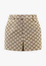 Gucci GG Supreme Mini Shorts Camel 788906Z7ADE2190_CAMEL EBONY MIX_44132783