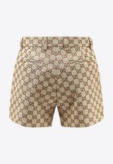 Gucci GG Supreme Mini Shorts Camel 788906Z7ADE2190_CAMEL EBONY MIX_44132783