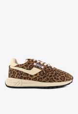 Autry Reelwind Leopard Print Suede Sneakers Brown WWLWUJ02LIGHT LEO RUT_Spotted_44128568