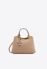 Tod's Mini T-Timeless Leather Top Handle Bag Beige XBWAPAEL000QRI4L63_Beige_44130374