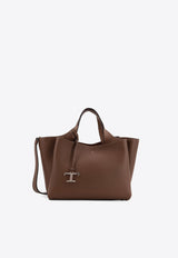Tod's Small T-Timeless Leather Shoulder Bag Brown XBWAPAFL100QRI4L64_Brown_44130431