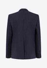 Gucci Pinstripe Single-Breasted Blazer Navy 846711ZAS7A4405_BLUE GREY_44132652