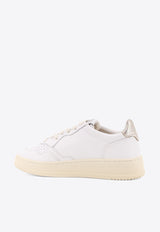 Autry Medalist Leather Low-Top Sneakers White AULWLL06WHT GOLD_BIANCO ORO_44128587