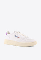 Autry Medalist Leather Low-Top Sneakers White AULWLL08WHT DBERRY_BIANCO VIOLA_44128613