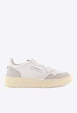 Autry Medalist Leather and Suede Sneakers White AULWPK01WHT GREY_Bianco grigio_44128595
