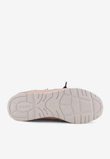 PINKO Leather Low-Top Sneakers Pink