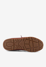 PINKO Leather Low-Top Sneakers Purple