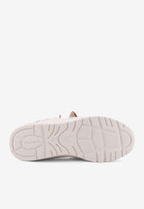 PINKO Leather Low-Top Sneakers White