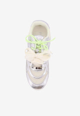 PINKO Leather Low-Top Sneakers Gray