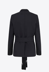 Double-Breasted Wool Blazer