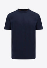 Boss Logo-Printed Crewneck T-shirt Blue 50509277404_Blue_44130204