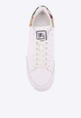 Burberry Logo-Patched Low-Top Sneakers White 8118850A1464_P. WHITE/SAND IP CHK_40017540