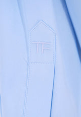 Buttoned V-Neck Shirt