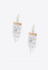 Logo-Engraved Drop Earrings