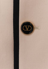 Single-Breasted Wool Blazer