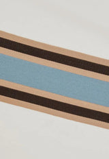 Crewneck T-shirt with Stripes