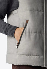 Padded Zip-Up Vest