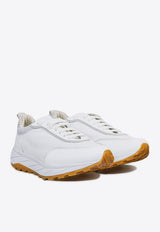 Leather Perforated Low-Top Sneakers