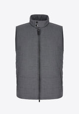 Quilted Zip-Up Vest
