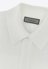 Micro-Structured Polo T-shirt