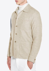 Wool Knitted Overshirt Jacket