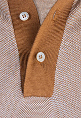 Jacquard Bouclé Polo T-shirt