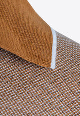 Jacquard Bouclé Polo T-shirt