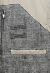 Wool-Blend Padded Vest