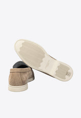 Suede Penny Loafers