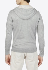 Logo-Embroidered Zip-Up Sweatshirt