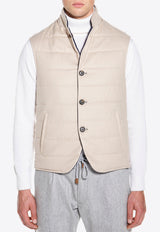 Reversible Quilted Padded Gilet