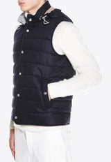 Wool-Blend Padded Vest