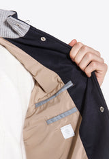 Wool-Blend Padded Vest