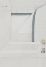 Elastic-Waist Linen and Silk Pants