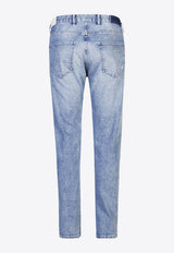Slim-Fit Jeans with Logo-Patch