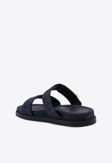 Monogram Denim Sandals