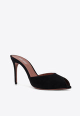 100 Suede Stiletto Mules