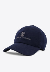 Brunello Cucinelli Logo-Embroidered Baseball Cap Navy M252D9850CKL84_NAVY GRIGIO MEDIO_40000249