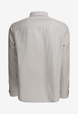 A.P.C. Greg Striped Shirt Green COGUH-H12499JAC_d3ad092e-4260-4827-9ea9-1e9046639569