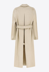 Alexander McQueen Belted Trench Coat Beige 846930QFAAS2019_PALE BEIGE_44251011