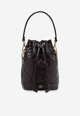 Fendi Mon Tresor Leather Bag Black