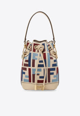 Fendi Mon Tresor Leather Bag Beige