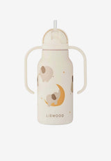 Baby Elephant-Print Thermal Bottle